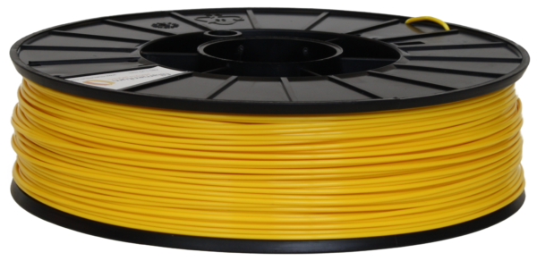 3D Filament Rolle mit 750g ABS Filament in Gelb für den 3D Drucker