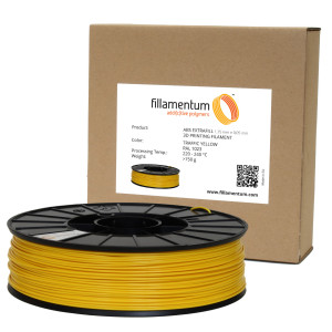 1,75mm 3D Filament Rolle mit 750g ABS Filament in Gelb für den 3D Drucker