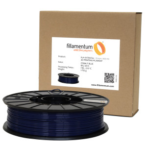 1,75mm 3D Filament Rolle mit 750g PLA Filament in Blau - Cobalt Blue für den 3D Drucker