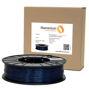 1,75mm 3D Filament Rolle mit 750g PLA Filament in Blau - Pearl Night Blue für den 3D Drucker