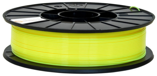 1,75mm 3D Filament Spule mit 750g PLA Filament in Leucht Gelb - Luminous Yellow für Ihren 3D Drucker