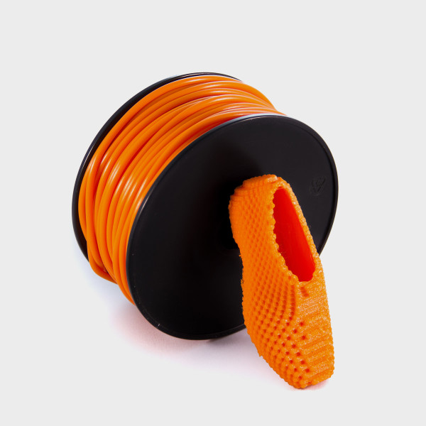 3D Drucker Filament 250g Rolle FilaFlex 3mm in Orange