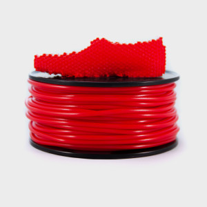 250g Rolle FilaFlex 3D Drucker Filament 3mm in Rot - Red