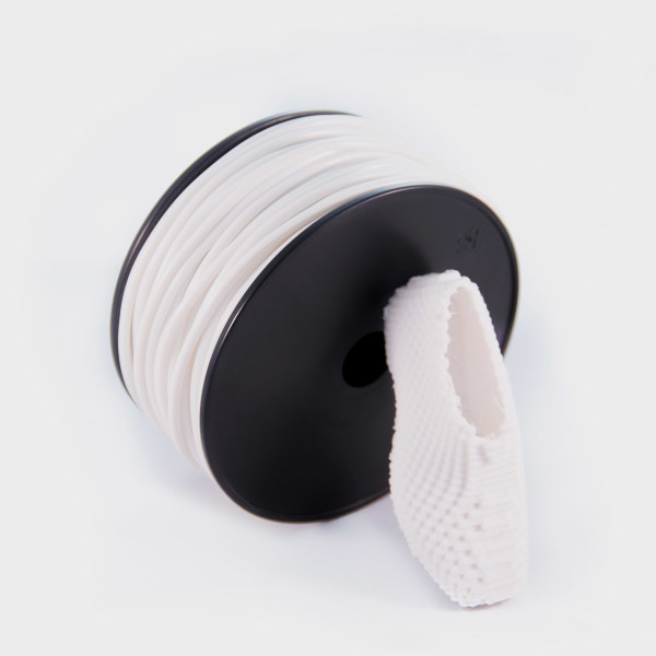 3D Drucker Filament 250g Rolle FilaFlex 3mm in Weiss - White